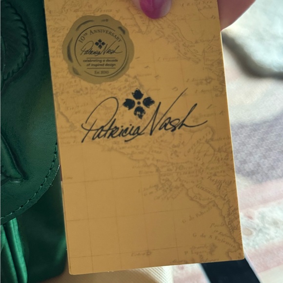 Patricia Nash Forest Green Embossed Leather Bag - Picture 10 of 16